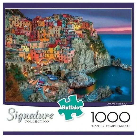 Buffalo Games Cirque Terre, Italy Signature Collection 1000 pc Jigsaw Puzzle - Picture 1 of 8